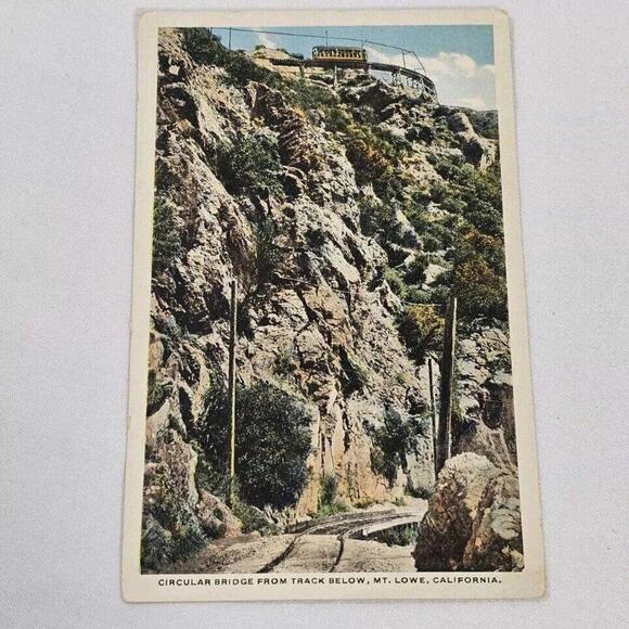 Other - Antique Early 1900s Post Card "Circular Bridge" Railway At Mt. Lowe California